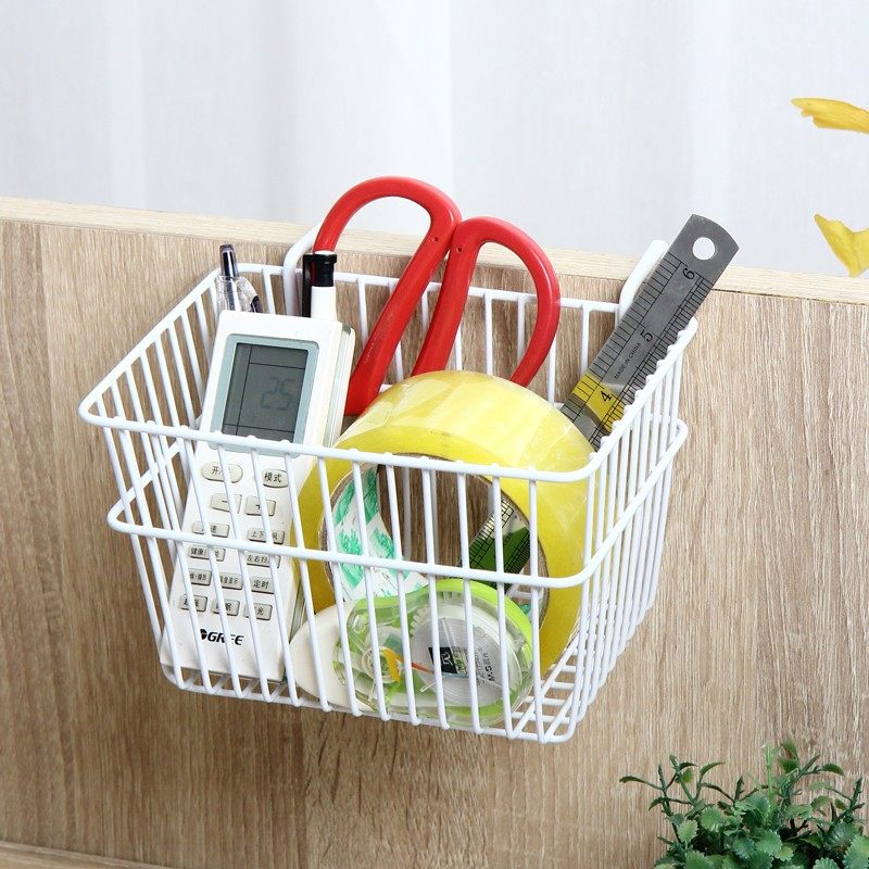 办公室桌面整理架储物架冰箱下挂篮衣柜收纳架大学生置物栏收纳篮