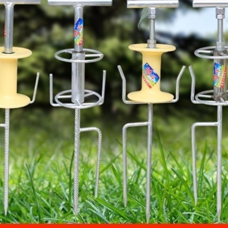 打药机拉管神器农用m转弯器拖水管拐弯插地支架收拉管子管浇地配