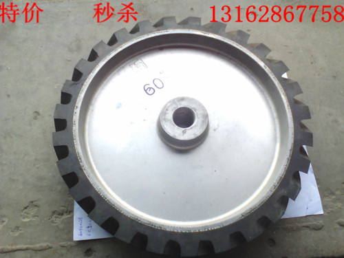 铝芯橡胶轮 砂带机橡胶胶轮 抛光机轮 套砂带轮 300*100*25.4