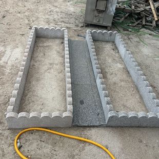 天然花岗岩大理石花边石花园石篱笆围石花池石围边石菜园挡土石