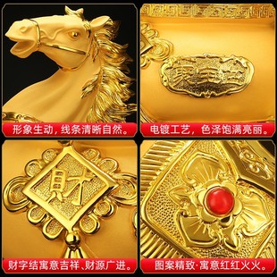 上善若水 马 招财业马到成功家居客厅酒柜装饰工艺品