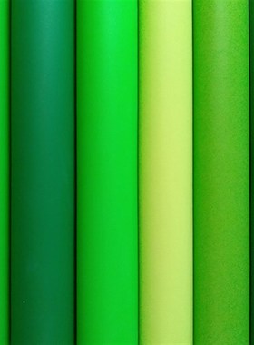 爱云即时贴 哑光浅绿色翠绿色绿色C深绿色防水 PVC背胶幼儿园贴纸