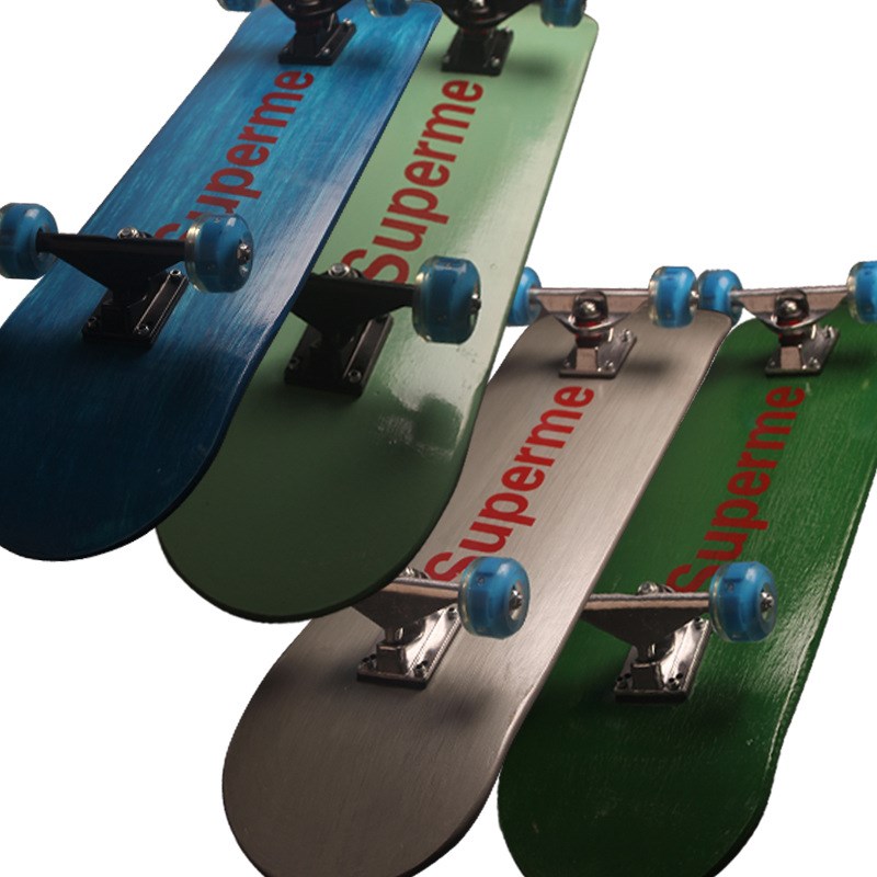 冲冲滑板 成人初学男孩女生儿童成年青少年双翘6-12岁 四轮滑板车