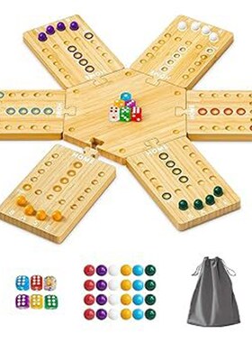 木制棋盘游戏木制棋盘游戏便携式快速轨道棋盘游戏木制玩具