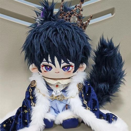 20厘米原神散兵属性狼散散棉花娃娃公仔20cm毛绒玩偶娃衣星冕套装