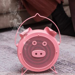 防火蚊香炉家用室内可挂接灰盘卡通小猪蚊香架托盘户外带盖蚊香盒