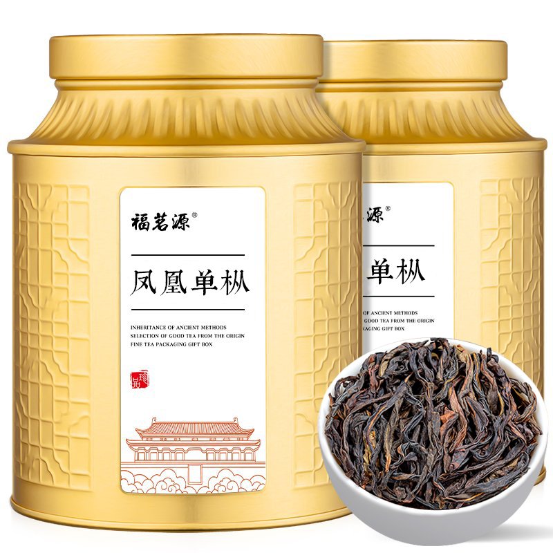 福茗源凤凰单枞鸭屎香潮州新茶乌龙茶 茶叶罐装自己喝送长辈