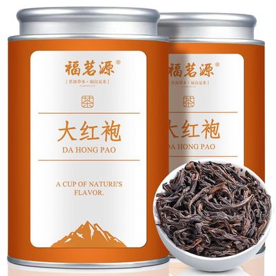 福茗源大红袍茶叶 2025新茶大红袍南平浓香型高山乌龙茶罐装100g