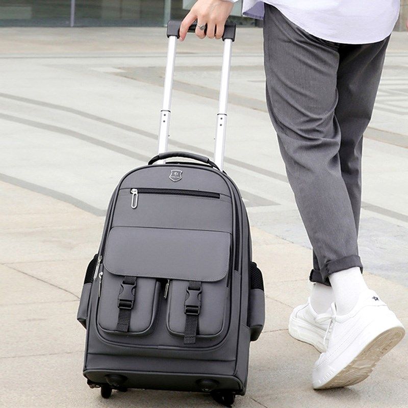 大容量休闲拉杆背包商务出差旅游登D机包多隔层16寸电脑双肩包书,箱包皮具/热销女包/男包,拉杆包,淘宝优惠券,粉丝福利购,淘宝优惠卷