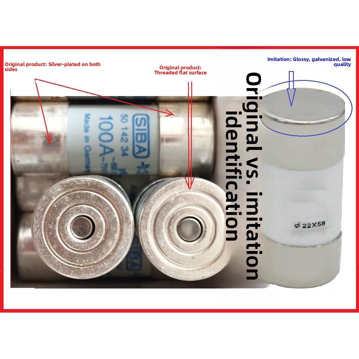 SIBA保险丝5014006 22*58西霸熔断器 25A32A40A50A63A 700V 200KA