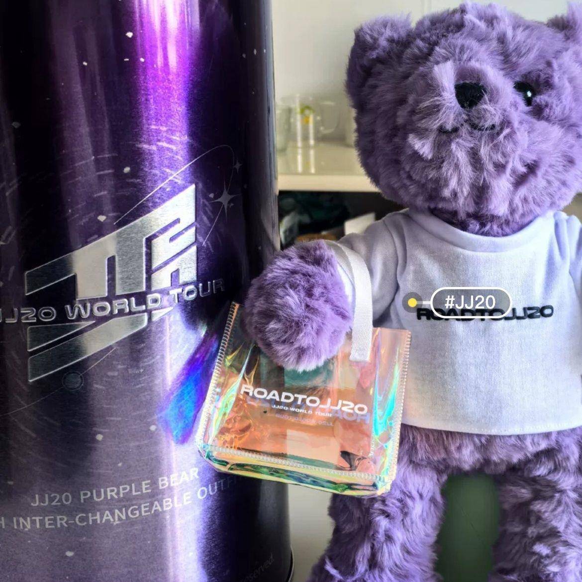 林俊杰紫色熊周边公仔胖宝毛绒玩具可爱泰迪熊布娃娃明星玩偶礼物