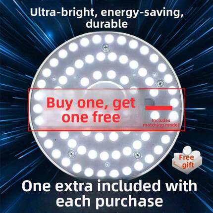 吸顶灯led灯芯家用卧室客厅灯新款圆形灯盘环形灯板灯具现代简约