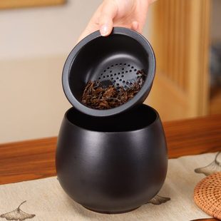 渣茶水桶茶洗水桶大容量陶瓷茶盘桌面家用茶带盖茶具茶道茶缸废缸