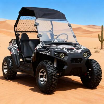 厂家直销200CC沙滩车越野车两座四轮燃油UTV全地形车越野神器
