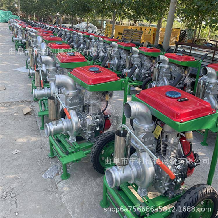 四寸六寸手推式离心泵汽油柴油框架式抽水机农田灌溉排水泵