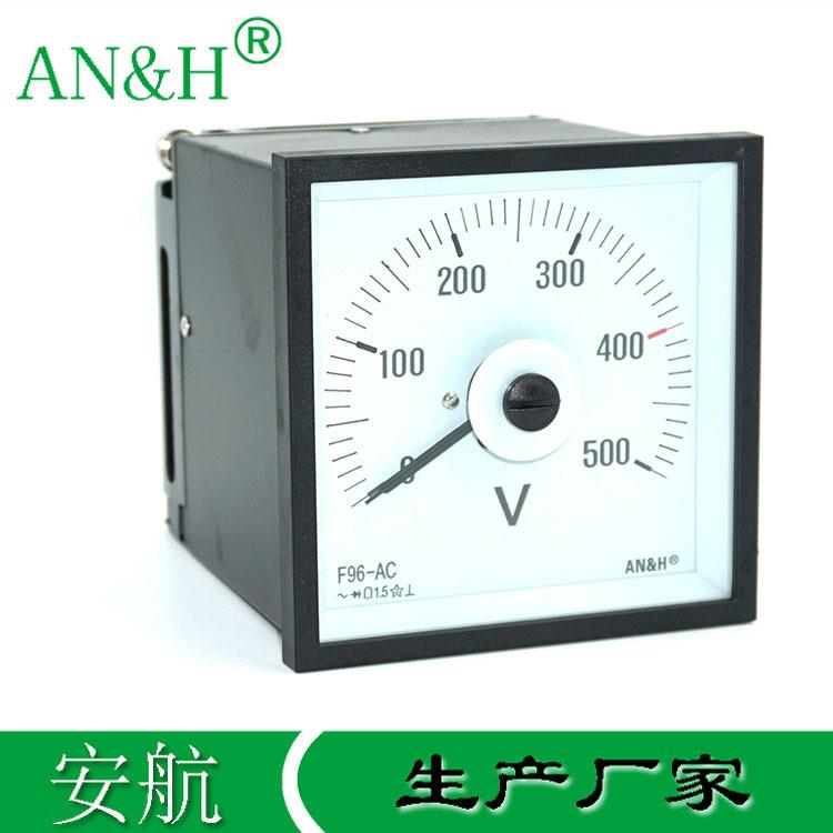 金属壳F96-AC电压表0-450V500VF96-VQ96-RZC电压表51L5-V