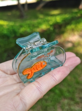 【迷你小号】氛围感抓夹可爱少女心发夹醋酸发饰小众半扎发鲨鱼夹