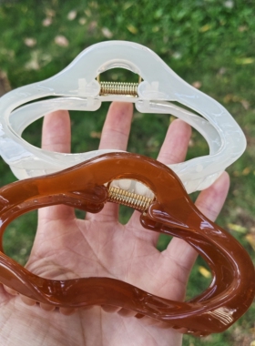 【大发量】简约大号鲨鱼夹高级感气质抓夹后脑勺盘发发夹头饰发饰