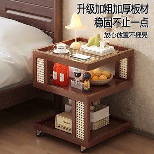 移动茶几沙发边柜小桌子2025A新款床头侧边柜边几简易多功能置物