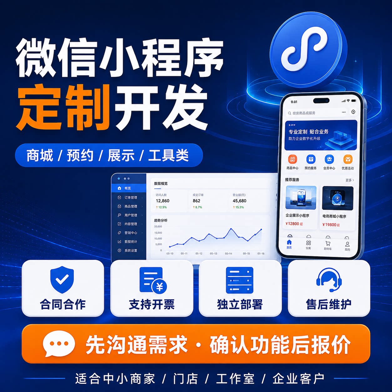 商城预约小程序定制源码交付