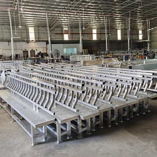 定制仿古建筑公园长廊铝合金美人靠四合院回廊装饰鹅颈靠栏杆