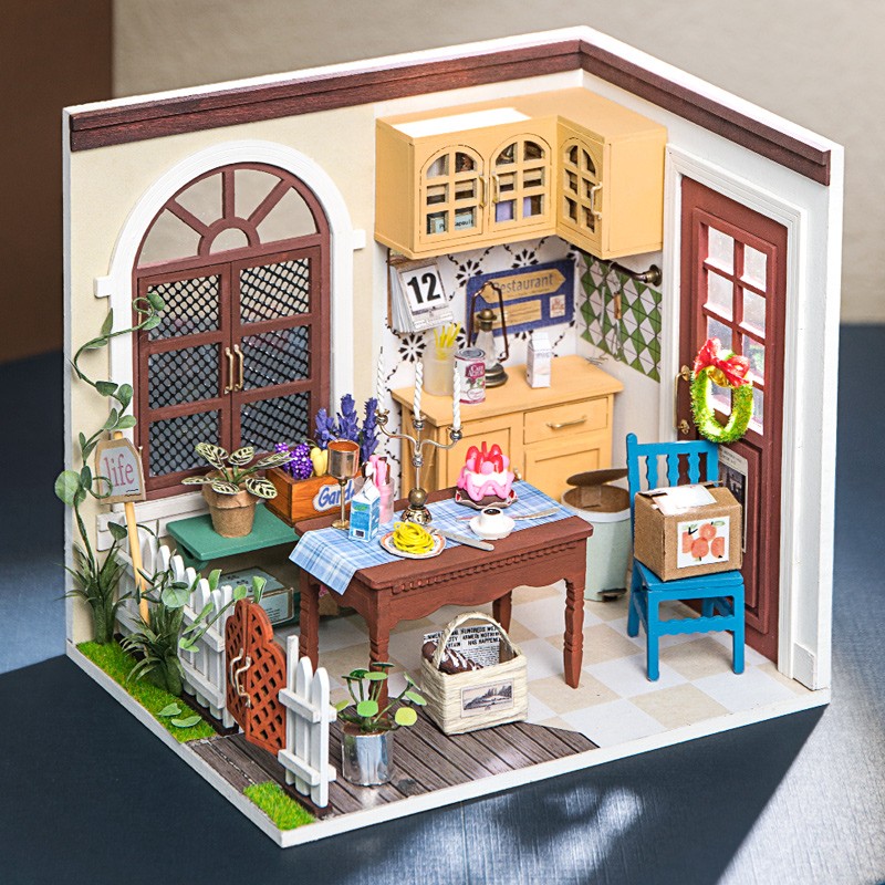 优选若来浪漫拾光手工diy艺术小屋3d模型房O子卧室摆件创意礼品.