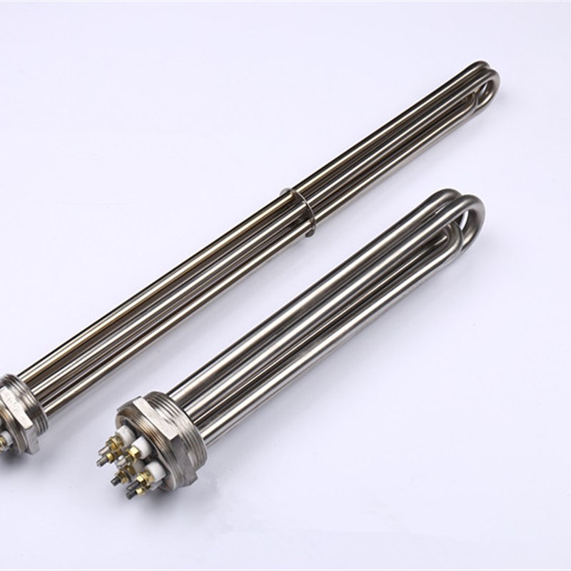 DN40水箱加热管棒一寸半锅炉导热油电加热管棒大功率工程空气能