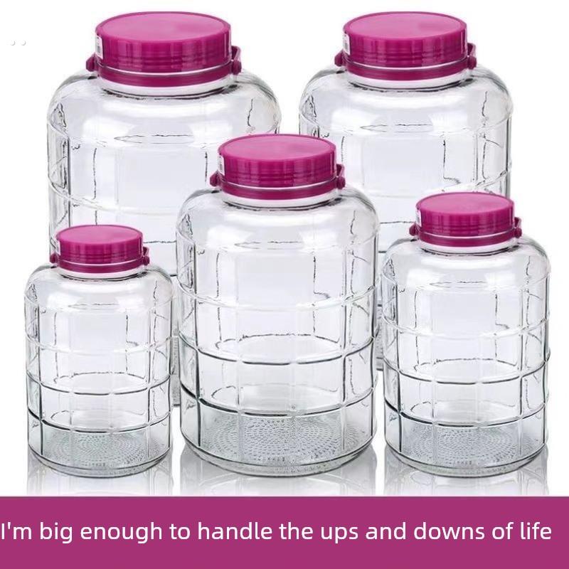 泡酒玻璃瓶专用酒瓶酒坛子酿酒罐子加厚食品级腌菜泡菜坛子密封罐