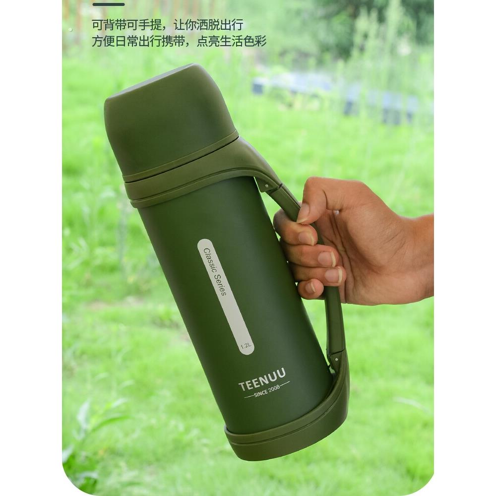 保温壶大容量5升保温杯316不锈钢车载便携户外水杯特大号保温水壶