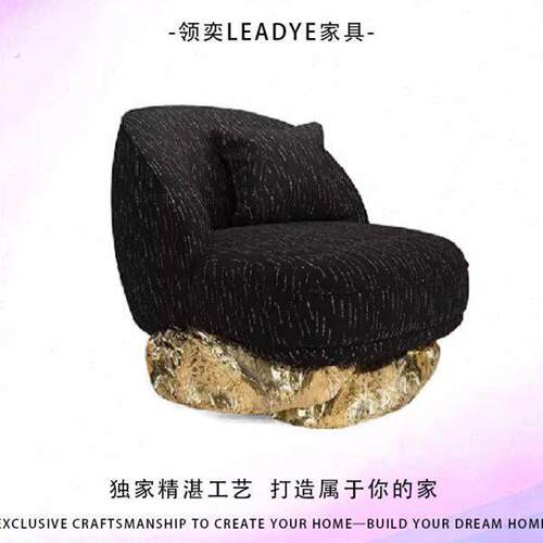 意式轻奢沙发客厅2023新款小户型单人休闲沙发椅现代双人布艺沙发
