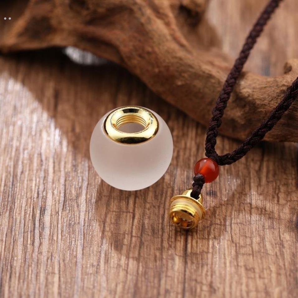 结缘亚克力小舍利塔挂件吊坠宝瓶嘎乌盒可随身带装藏甘露丸防水瓶