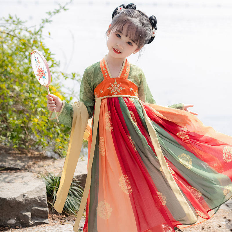 汉服女童2025春夏新款国风