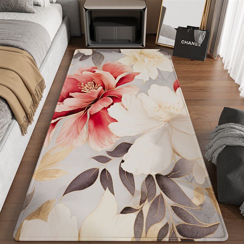 床边地毯卧室高级感防水免洗z可擦脚垫客厅房间床边毯床前地垫,居家布艺,床边毯,淘宝优惠券,粉丝福利购,淘宝优惠卷