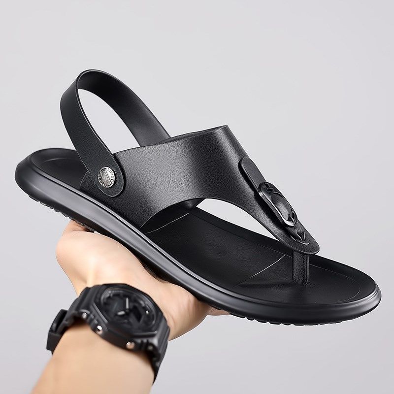 凉鞋男夏季20i24新款外穿休闲防水防滑开车拖鞋两穿软底防臭沙滩,流行男鞋,人字拖,淘宝优惠券,粉丝福利购,淘宝优惠卷