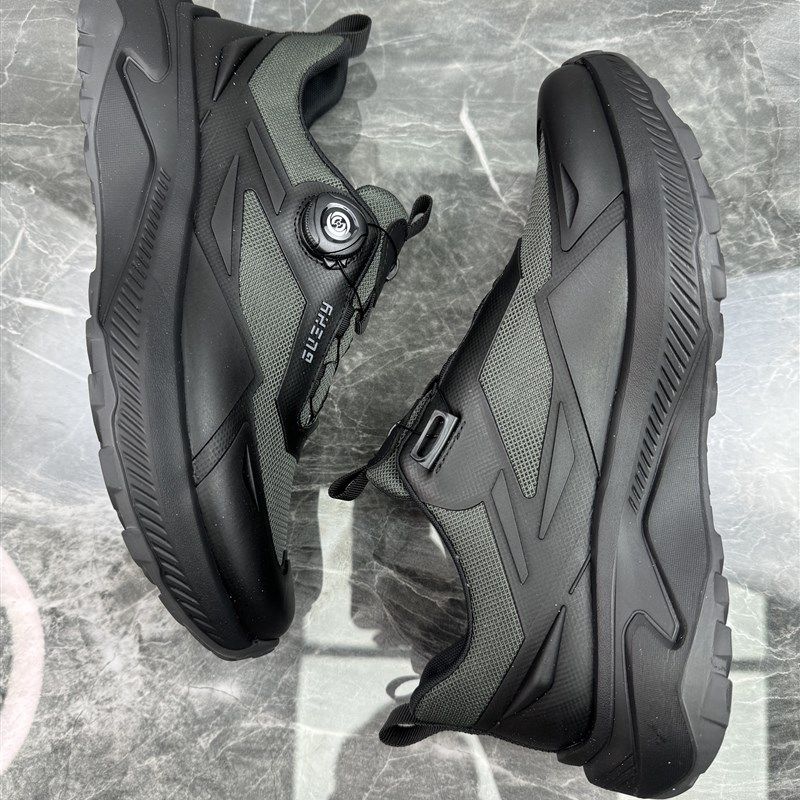 男鞋2024春夏季新款旋转纽扣轻A便软底户外透气徒步运动跑步休闲,流行男鞋,时尚休闲鞋,淘宝优惠券,粉丝福利购,淘宝优惠卷