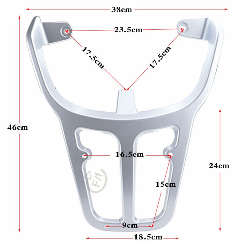 适用CG-1后货架立马H2M2H6M3电动车货K架后架托货架后货架载尾箱