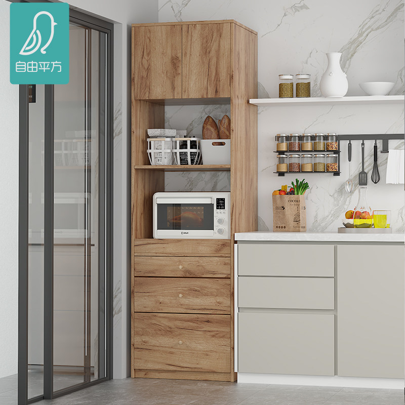 微波炉餐边柜收h纳餐具置物架高柜一体靠墙简约厨房定制转角储物,住宅家具,餐边柜,淘宝优惠券,粉丝福利购,淘宝优惠卷