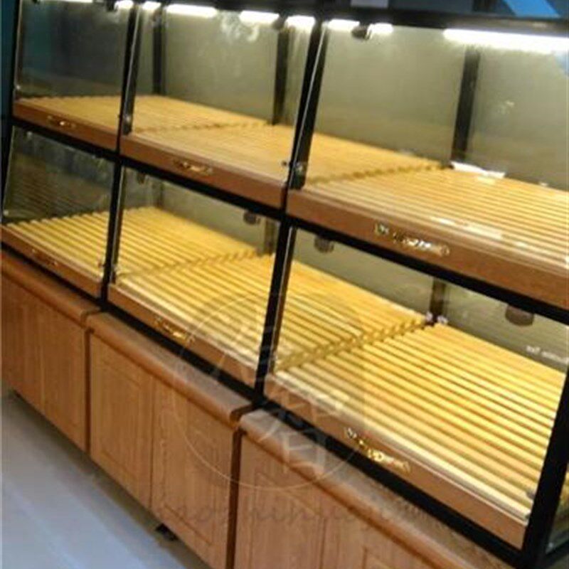 铁艺烤漆面包柜抽屉式边柜高边柜面包蛋糕展示柜R展示货架蛋糕柜