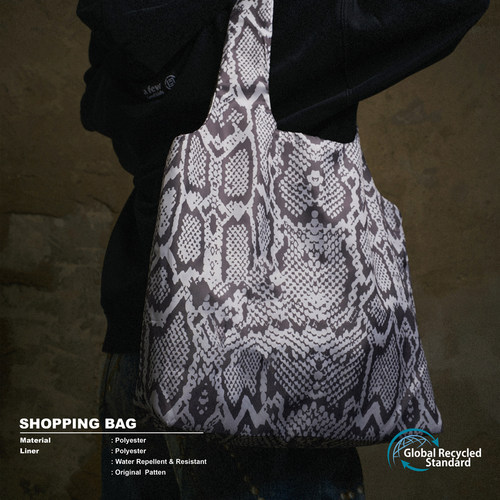 GAGAFRIENDS2025秋冬新款蟒纹环保购物袋手提单肩上课杂志电脑包