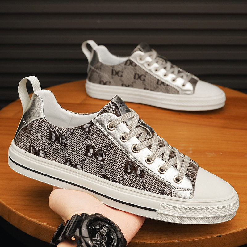 夏季英伦潮流板鞋男2023新款软底透G气布鞋男士个性时尚百搭休闲,流行男鞋,休闲板鞋,淘宝优惠券,粉丝福利购,淘宝优惠卷