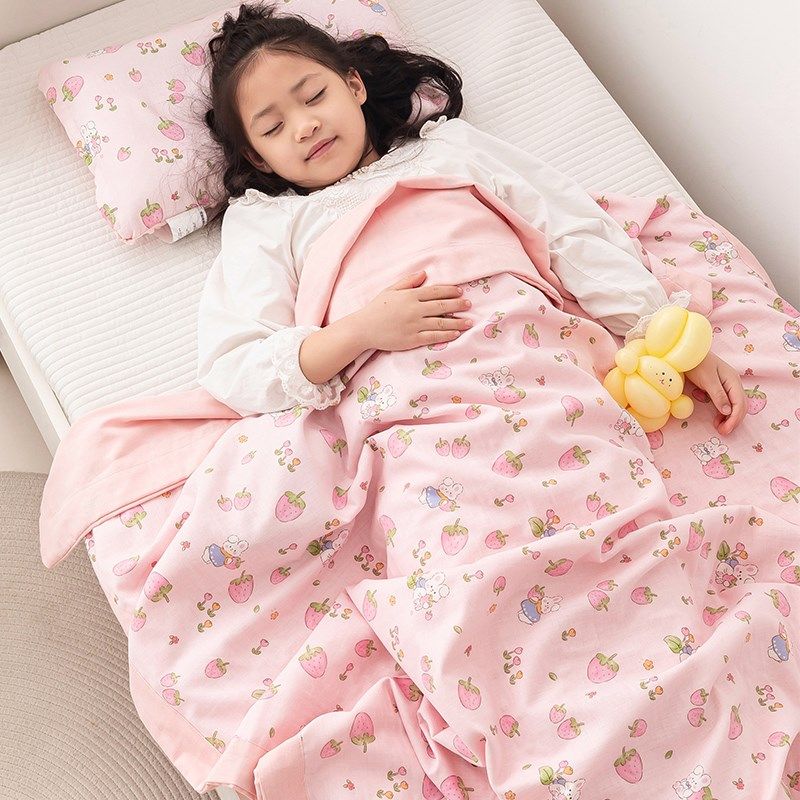 儿童纱布盖毯夏季毛巾被宝宝婴儿小毯子幼儿园T午睡薄夏凉被子,床上用品,休闲毯/毛毯/绒毯,淘宝优惠券,粉丝福利购,淘宝优惠卷