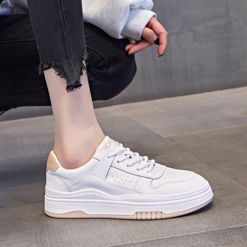 板鞋2025秋季新款小白鞋休闲平底百搭大码女鞋41Q到43显脚小厚底4,女鞋,时尚休闲鞋,淘宝优惠券,粉丝福利购,淘宝优惠卷