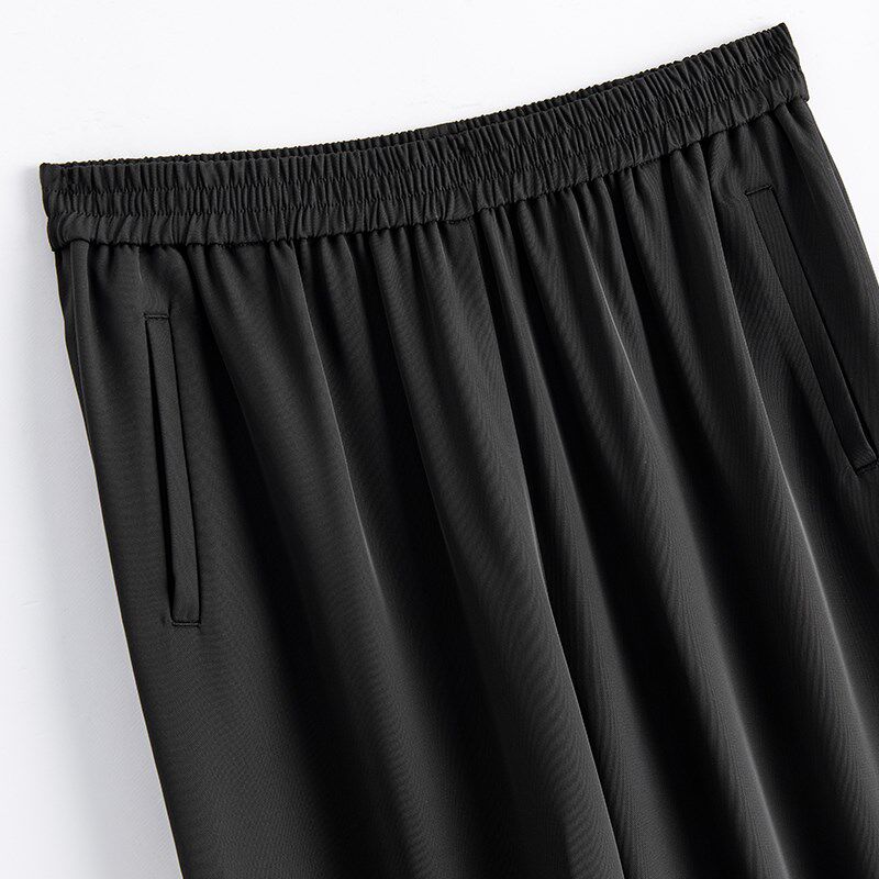 阿月大码休c闲薄款阔腿裤女2024夏装新款松紧腰女士拖地裤200斤,女装/女士精品,休闲裤,淘宝优惠券,粉丝福利购,淘宝优惠卷