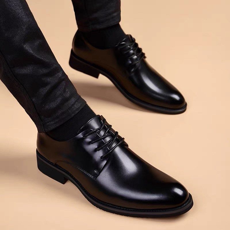 2024新款皮鞋男款商务正装软底A休闲英伦风结婚新郎鞋透气夏季增,流行男鞋,正装皮鞋,淘宝优惠券,粉丝福利购,淘宝优惠卷