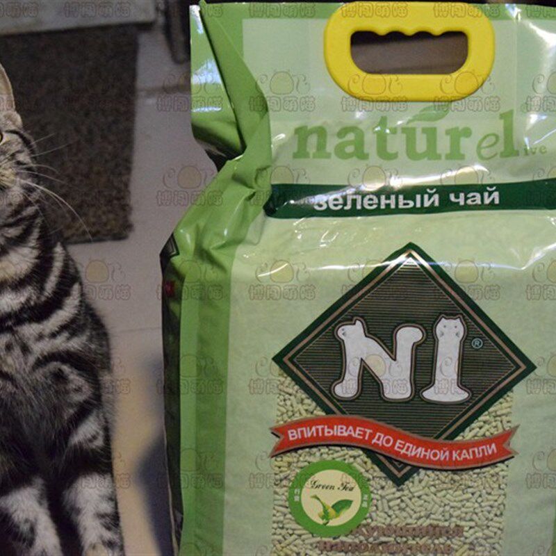 *博闯萌喵*澳大利亚N1天然绿茶猫砂植E物豆腐猫沙17.5升*3包 整箱