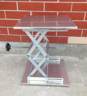 150X1J50X240MM 实验升降台 手动升降台 小升降台 不锈钢升降台