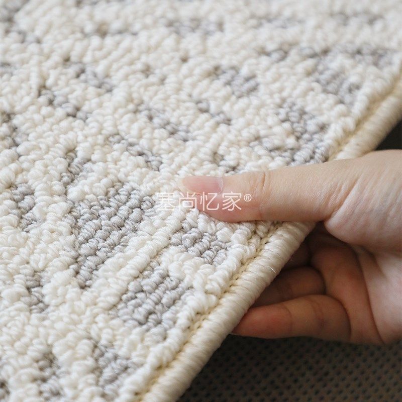 防水防污地毯高级浮雕奶灰色简约客厅茶几百搭艺S术卧室毯免洗可,居家布艺,地毯,淘宝优惠券,粉丝福利购,淘宝优惠卷