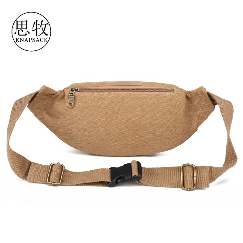 思牧男士手机腰包帆布大容t量潮流休闲耐磨胸包单肩斜挎收钱工具,箱包皮具/热销女包/男包,男士包袋,淘宝优惠券,粉丝福利购,淘宝优惠卷