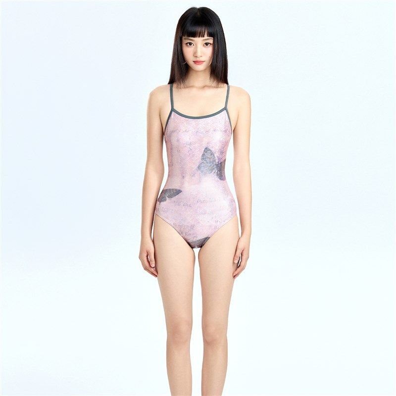 竞速泳衣女2025新款游泳馆泡A温泉高级感游泳衣成人绝美带胸垫