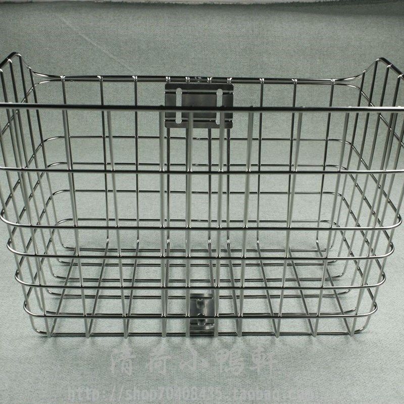 自行车车篮子304不锈钢车篮通勤车篮子包包篮Q子骑行放物金属蓝大,自行车/骑行装备/零配件,车篮/车筐,淘宝优惠券,粉丝福利购,淘宝优惠卷